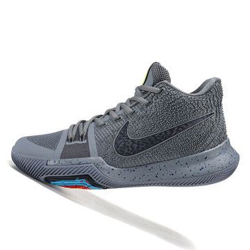 耐克男鞋2017春季新款nike kyrie 3 欧文3代3gs断勾白彩虹黑人月运动