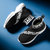 茂足童鞋2031 童鞋2021年新款 网面透气运动鞋子 高弹儿童鞋(黑白色 28)第3张高清大图