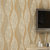 睐可现代波浪竖条纹墙纸 抽象时尚背景壁纸 客厅卧室餐厅无纺布(米黄色BEM-18202)第4张高清大图