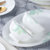【礼盒装】officenoki新骨瓷陶瓷餐具青翠雨滴22头(默认 默认)第2张高清大图