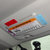 汽车遮阳板ETC高速卡卡盒临时停车卡汽车多功能卡片夹槽收纳卡包(灰色 自粘)第3张高清大图
