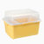 家英 带盖欧式沥水碗架 餐具收纳盒(浅绿色PH1102)第3张高清大图