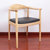 利尚 休闲椅实木靠背椅子北欧餐椅YLW25-1(常规 默认)第2张高清大图