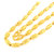 传世美钰 黄金项链 足金男士橄榄珠项链(约19.77)第3张高清大图