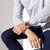 罗西尼(ROSSINI)手表钟表雅尊商务系列时尚腕表镂空表盘儒雅自动机械表男士手表918725(蓝色钢带)第2张高清大图