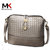 莫尔克（MERKEL）韩版新款时尚编织包贝壳包小包包斜挎包单肩包女士包女包LDE2022(黑色 小)第4张高清大图