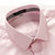 月牙泉13春装新款男装礼服粉红色衬衫 韩版修身纯棉男士长袖衬衣(Y72005普 40)第4张高清大图