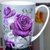 (国美自营)金禹瑞美（REMEC）紫色月光系列唐山骨瓷水杯茶杯第2张高清大图
