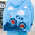 学生儿童雨衣 男女宝宝时尚EVA环保带书包位儿童雨衣(L)(蓝色)第5张高清大图