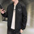 富贵鸟立领高端潮流棒球服夹克外衣男装休闲外套(黑色 XL 亓 125-140斤)第3张高清大图