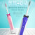 拜尔（BAIR） 拜尔电动牙刷成人充电式自动美白声波震动牙刷防水软毛牙刷家用(粉红色)第5张高清大图