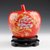 景德镇陶瓷器 中国红苹果花瓶 新房装饰品现代时尚家居工艺品摆件第4张高清大图