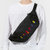 NIKE耐克单肩包男女包 春秋新款时尚运动包腰包JORDAN斜挎包JD2143028GS-001(黑色 MISC)第4张高清大图
