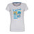 探路者新款T恤夏男女半袖速干圆领运动透气短袖TAJD81243(白色-女款)第4张高清大图