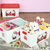 爱丽思IRIS 日本环保卡通儿童玩具收纳箱 不透明衣服整理塑料箱 收纳箱大号加厚储物盒(凯蒂款(红))第4张高清大图
