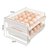 鸡蛋保鲜盒家用蛋托大号装鸡蛋的盒子冰箱收纳盒装蛋厨房储存神器(2层鸡蛋架 默认)第5张高清大图