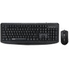 雷柏(RAPOO) 键鼠套装 有线键鼠套装 办公键鼠套装 防泼溅 一体式手托 电脑键盘  NX1720黑色