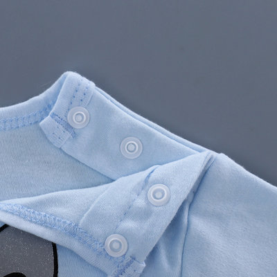 婴儿连体衣服春秋夏季女宝宝哈衣0纯棉6长袖