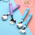 开优米 304儿童餐具不锈钢卡通勺子叉子 便携式套装宝宝辅食餐具(蓝色 勺子叉子)第4张高清大图