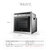 美的(Midea)EA0965SC-80SE 烤箱 嵌入式电烤箱 65L大容量 家用烤箱 多功能专业烤箱第5张高清大图