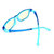 AA99儿童防蓝光眼镜手机电脑防辐射护目镜树脂镜片TR90材质镜框C01适用年龄4-12岁(蓝光阻隔Plus浅蓝色)第5张高清大图