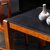 中式大理石  火烧石餐桌 实木餐桌椅组合 饭桌 客厅家具(玄武石 1.6米)第4张高清大图