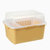 家英 带盖欧式沥水碗架 餐具收纳盒(浅绿色PH1102)第5张高清大图