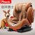 Pouch儿童安全座椅 isofix9个月-12岁 车载宝宝汽车坐椅欧标认证KS02(经典灰皮艺款)第5张高清大图