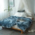 唐蔚紫貂绒加厚多功能盖毯空调毯午休毯床单毯毛毯(尼亚加拉蓝)第2张高清大图