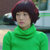 亲衣倾诚 2017秋冬新款堆堆领长袖绿色打底针织衫 韩版保暖毛衣女 C6102(绿色 S)第2张高清大图