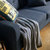 奥古拉家具 布艺沙发 单人双人沙发 日式简约北欧小户型沙发组合(布艺-蓝色 单人位)第3张高清大图