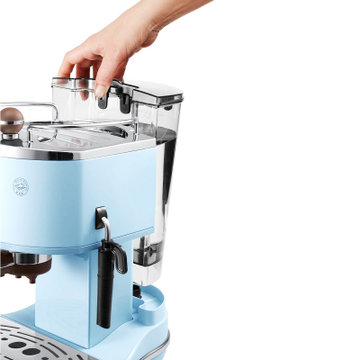 德龙（DeLonghi）ECO310.VAZ半自动泵压式咖啡机（海洋蓝）