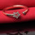 梦克拉Mkela 18玫瑰金钻石耳钉戒指套装 许愿第3张高清大图