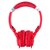 美国潮牌（Aerial 7） Phoenix系列潮流耳机头戴式耳机（红色）（PHOENIX采用钢筋框架,可调式头带,毛绒耳垫,旋转耳环,以及一个出色的高品质的扬声器）第2张高清大图