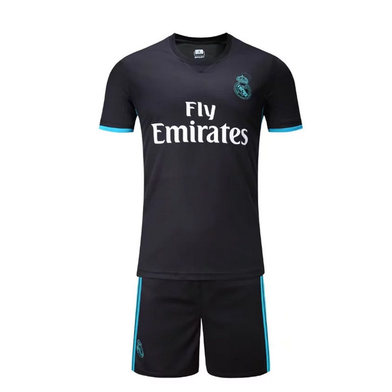 并力运动套装17-18新款俱乐部球衣皇马足球服