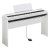 雅马哈（YAMAHA）P115B P115WH 数码雅马哈电子钢琴 88键 重锤 P105升级款(白色 白色琴头+单踏板送X架)第4张高清大图