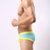 2016新款男士竹纤维撞色U凸性感三角裤男式低腰小平角内裤(黄色)第5张高清大图