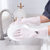 家务洗碗手套透白款洗衣防水塑胶胶皮家用清洁防滑耐用薄款厨房女(S 透白-小鹿)第3张高清大图