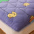 儿童卡通印花床垫软垫家用榻榻米床褥子学生宿舍单人海绵垫(七彩女孩)第5张高清大图
