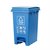 俊采云JunCaiYun30L加厚垃圾分类桶 塑料垃圾桶JCY-23四色分类垃圾桶果皮箱果皮桶(军绿色 JCY-23)第4张高清大图