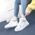 SUNTEK雪地靴女2021年冬季新款女鞋马丁靴棉鞋冬加绒加厚学生冬鞋子短靴(40 （偏小，拍大一码） 7723粉红)第3张高清大图