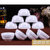 10个碗 4.5英家用吃饭碗 中式米饭碗陶瓷碗 小汤碗套装 可微波(金枝4.5英寸碗10个10勺10筷)第4张高清大图