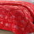 玛西亚豪华澳洲纯羊毛被 单双人被子防水保暖面料1.5米1.8米2米床上用品冬被(红色  2.2x2.4米7斤)第2张高清大图