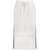 七格格2017春装新款 运动风撞色侧条装饰系带中长款半身裙女X1028(白色 XL)第5张高清大图