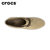 Crocs女鞋 卡骆驰时尚皮质纯色秋季蕾丽系带坡跟厚底靴|203419(黑色 37)第4张高清大图