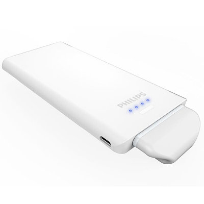 飞利浦苹果专用移动电源充电宝快速充电4000毫安超薄便携背夹聚合物吸盘式DLP2261S(白色)