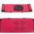【京好】床上电脑桌 现代简约环保笔记本电脑桌 铝合金折叠桌A121(玫瑰红 长42CM大风扇带鼠标板)第2张高清大图