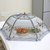 饭菜罩子桌盖菜罩可折叠餐桌罩食物防苍蝇长方形家用遮菜盖伞大号(70CM 宫廷风范 默认)第3张高清大图