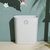 日本AKAW爱家屋垃圾桶夹缝客厅房间窄缝废纸篓窄缝纸篓厨房垃圾筒(白色)第5张高清大图