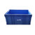 苏识 ZZ005 可堆式周转箱 400*300*280mm ( 颜色：蓝色) 塑料长方形中转物流箱工具储物箱10个装第2张高清大图